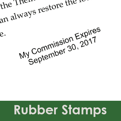 Custom Rubber Stamps