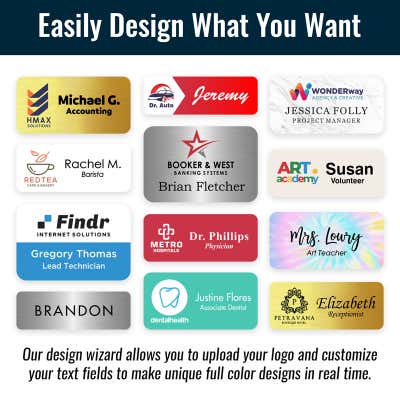 Custom Name Tag | 2" x 3" - alternate view