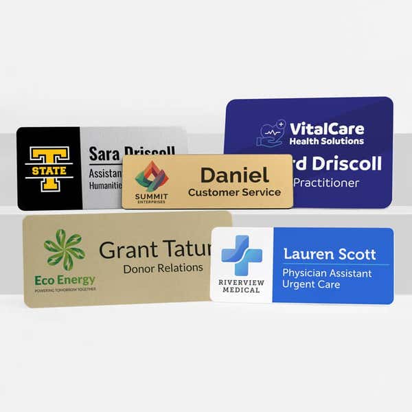 Custom Name Tag | 1 ¼” x 3”