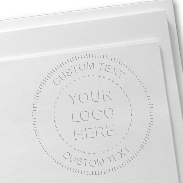 Logo Embosser Seal with Text Corp Connect