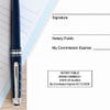 Example of Alaska Notary Rectangle Stamp Impression on Paper