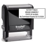 Alaska Notary Rectangle Stamp