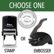 Alabama State at Large Notary Seal - Choose Stamp or Embosser