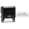 Alabama Notary Rectangle Stamp Body and Impression