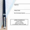 Colorado Notary Rectangle Stamp Impression Example