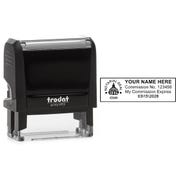 Iowa Notary Rectangular Seal