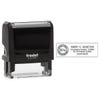 Indiana Notary Rectangular Impression Next to Stamp Body