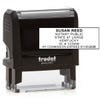 Kentucky Notary Rectangle impression laid on top of 4914 stamp body