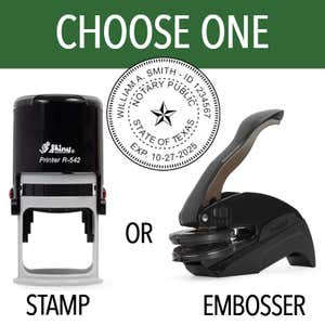 Choose One; Stamp or Embosser
