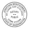 Washington State Round Notary Seal - Choose Stamp or Embosser