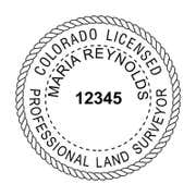 State of Colorado Land Surveyor Seal