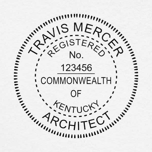 State of Kentucky Architect Seal