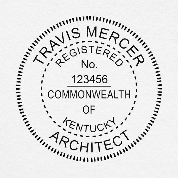 State of Kentucky Architect Seal