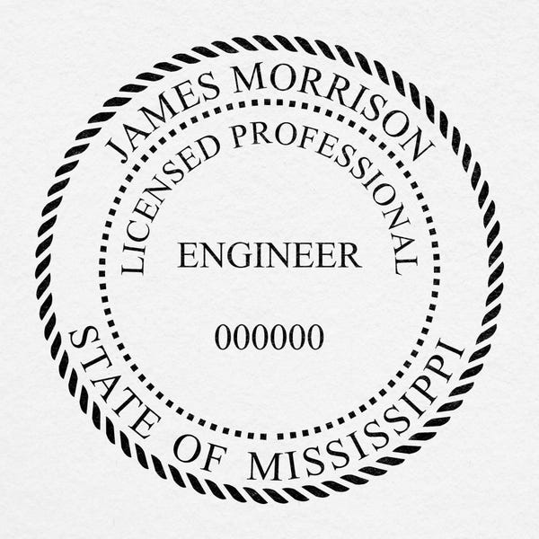State of Mississippi Engineer Seal