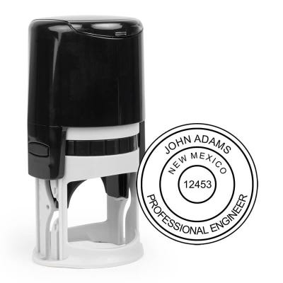 The State of New Mexico Engineer Seal and a self-inking stamp