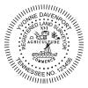 A close-up on the State of Tennessee Land Surveyor Seal