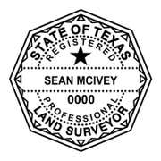 State of Texas Land Surveyor Seal