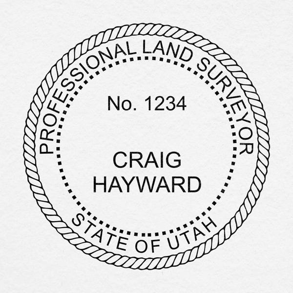 State of Utah Land Surveyor Seal