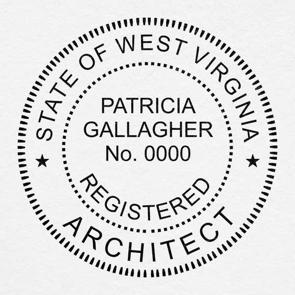 State of West Virginia Architect Seal