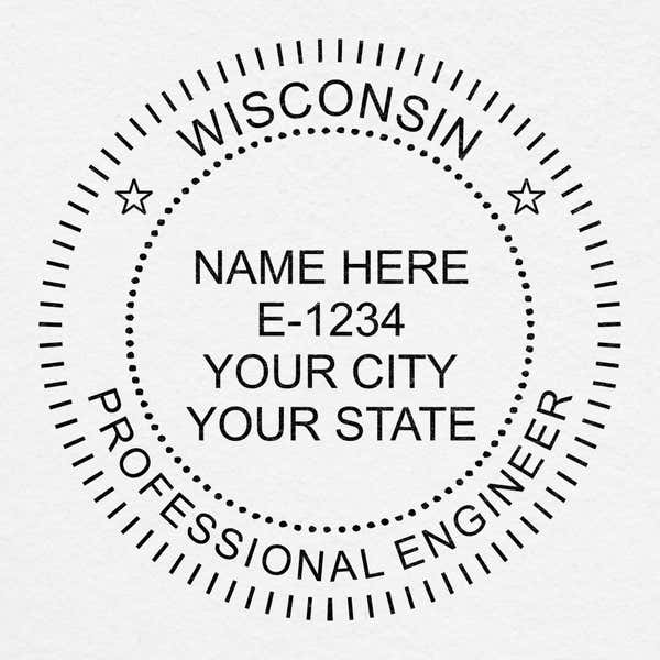 State of Wisconsin Engineer Seal