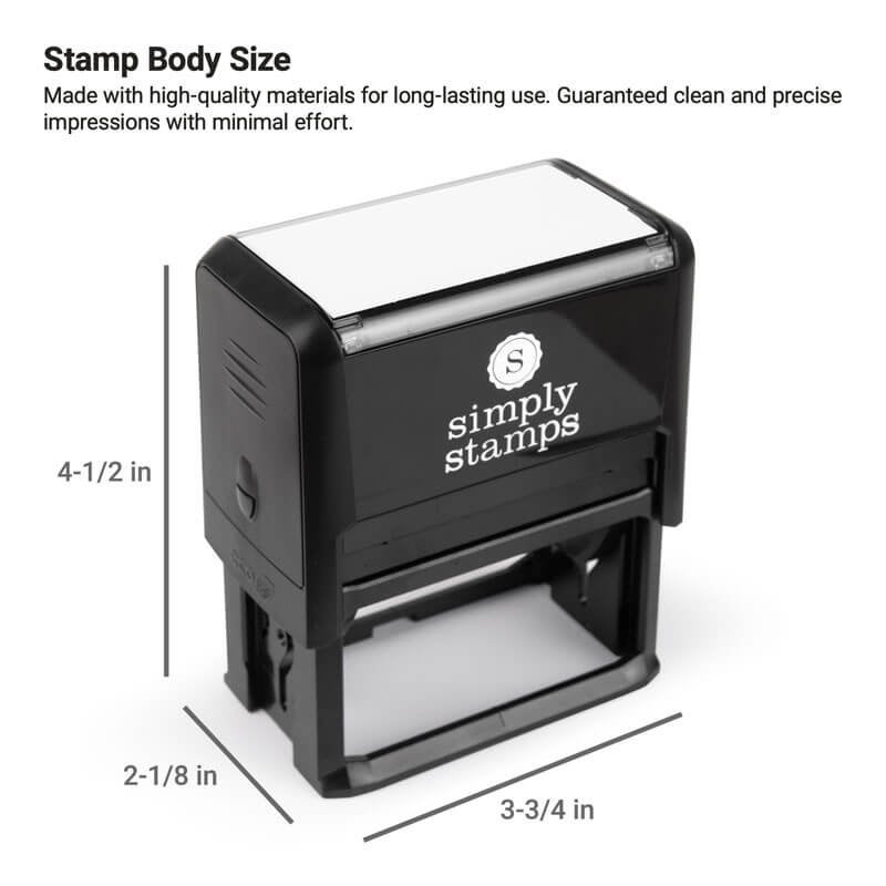 Trodat 4926 Black Ink Self Inking Stamp