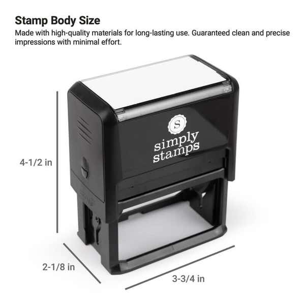 Trodat 4926 Black Ink Self Inking Stamp