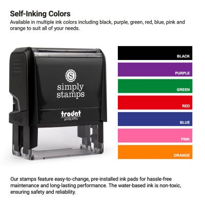 Trodat Rectangle Stamp Models - alternate view