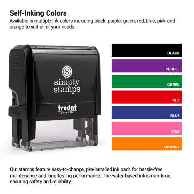 Trodat Rectangle Stamp Models - alternate view
