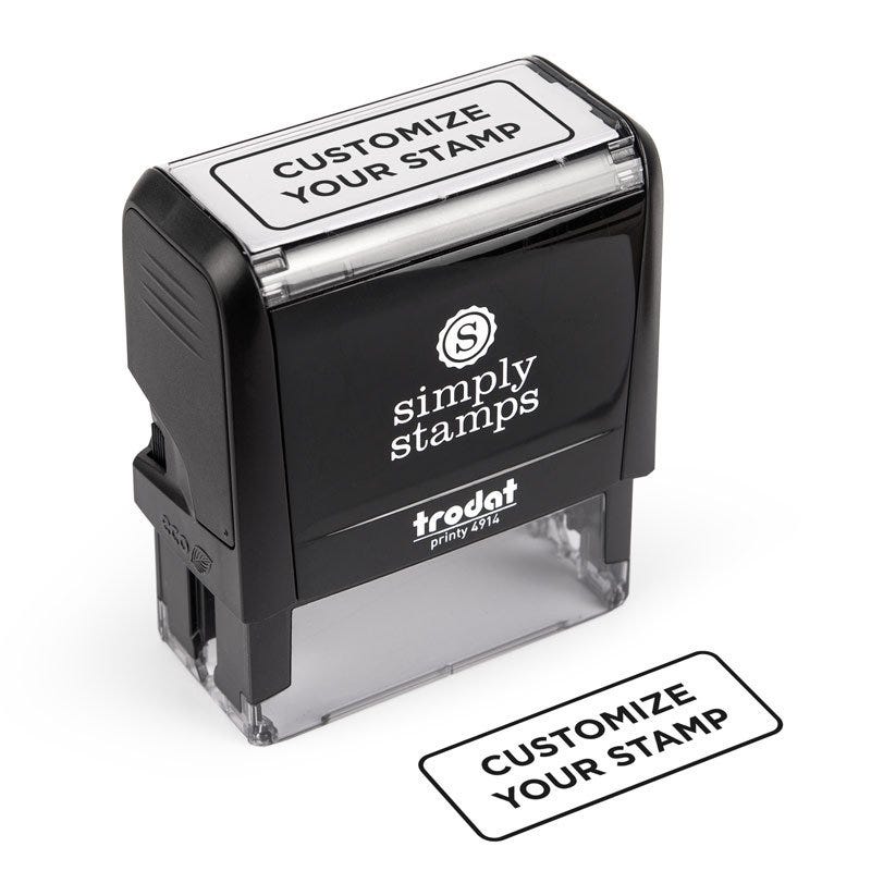 Custom Rubber stamp with impression 