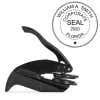 The Corporate Seal Embosser with Year is pictured with the Pocket Seal by Trodat.