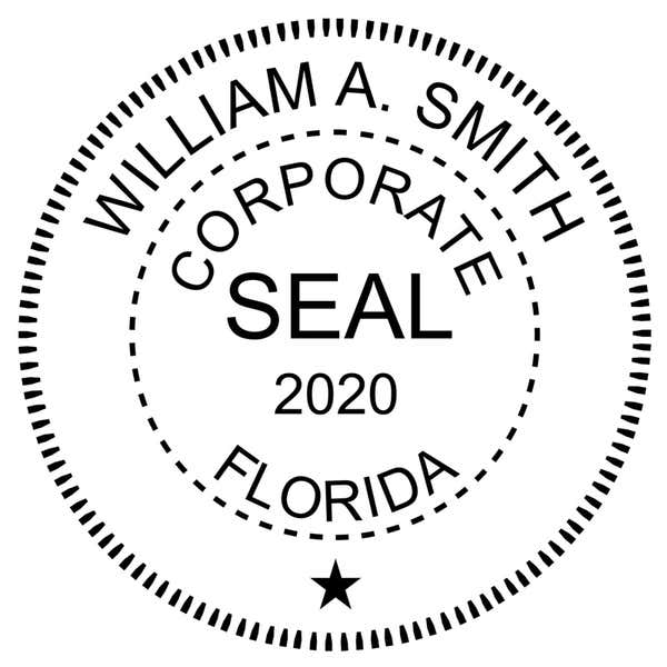 Corporate Seal Embosser with Year