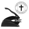 Cross Embosser impression 