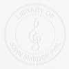 Treble Clef Music Symbol Embosser impression on grey paper