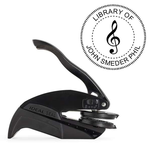 Treble Clef Book Embosser