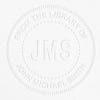 Example of From the Library Initials Personalized Book Embosser Imprint on grey paper