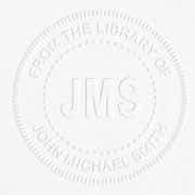 From the Library Initials Book Embosser