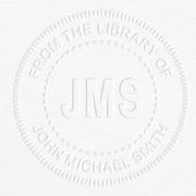 From the Library Initials Book Embosser