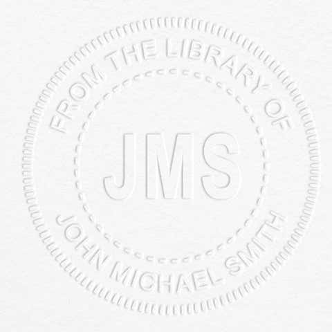 From the Library Initials Book Embosser