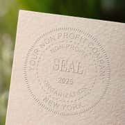 Non-Profit Organization with Date Seal Embosser