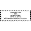 Idaho Notary Public Seal with Expiration Impression