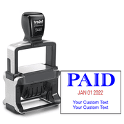 Trodat Professional Paid Date Stamp with Custom Text
