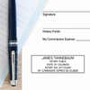 Colorado Notary Pink Stamp - Rectangle Impression on Paper