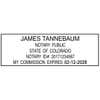 Colorado Notary Pink Stamp - Rectangle Impression