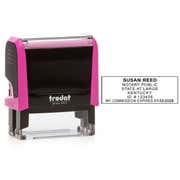 Kentucky Pink Rectangle Notary Stamp
