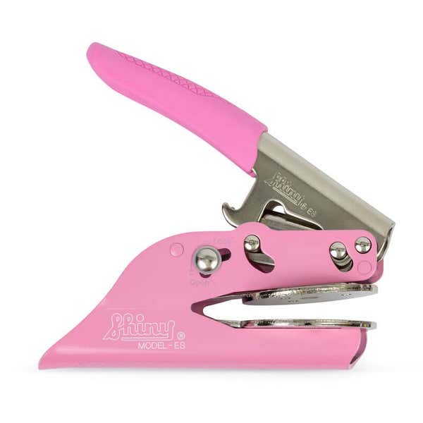 Side View of the Pink Notary Seal