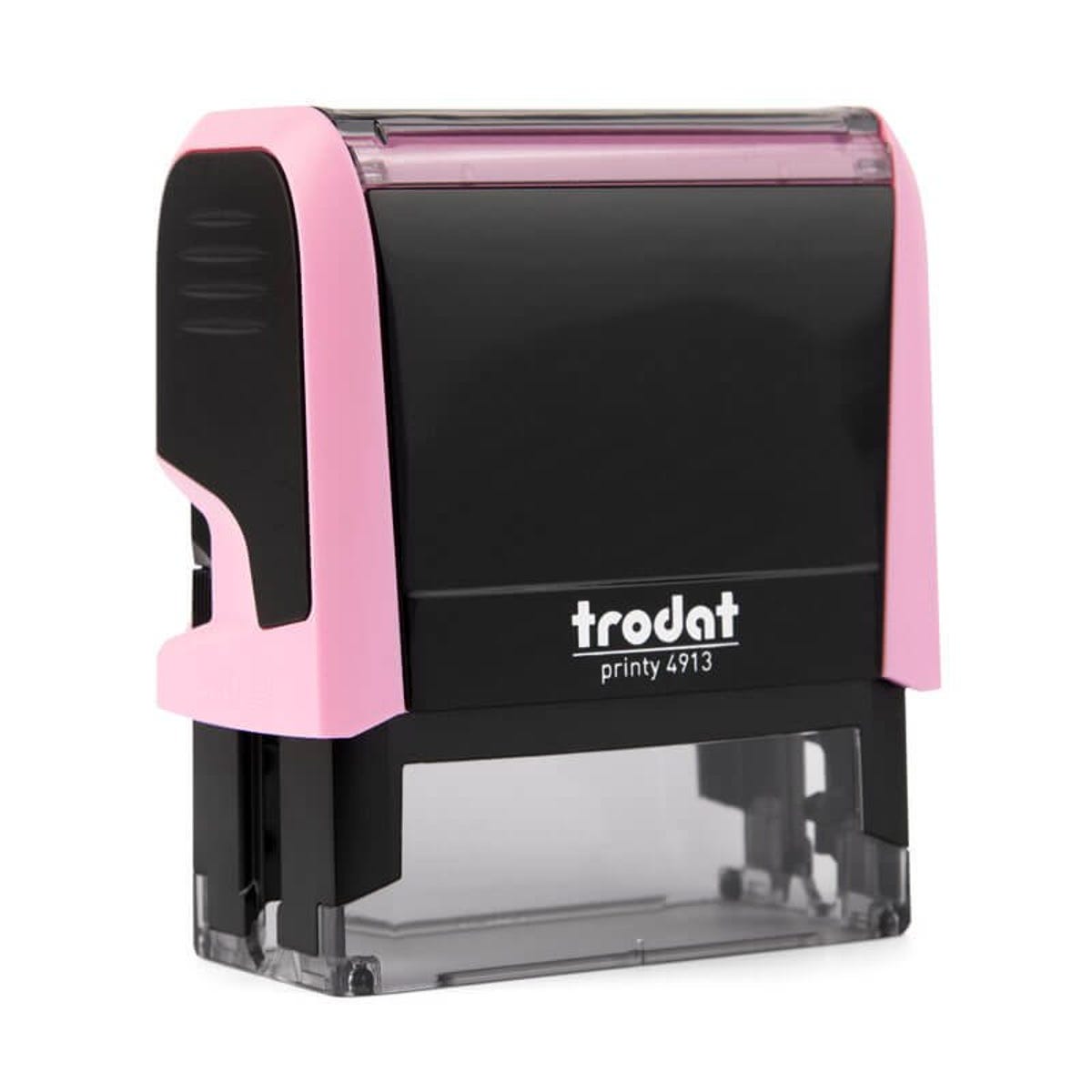 Side View of the New Mexico Pink Rectangle Notary Stamp