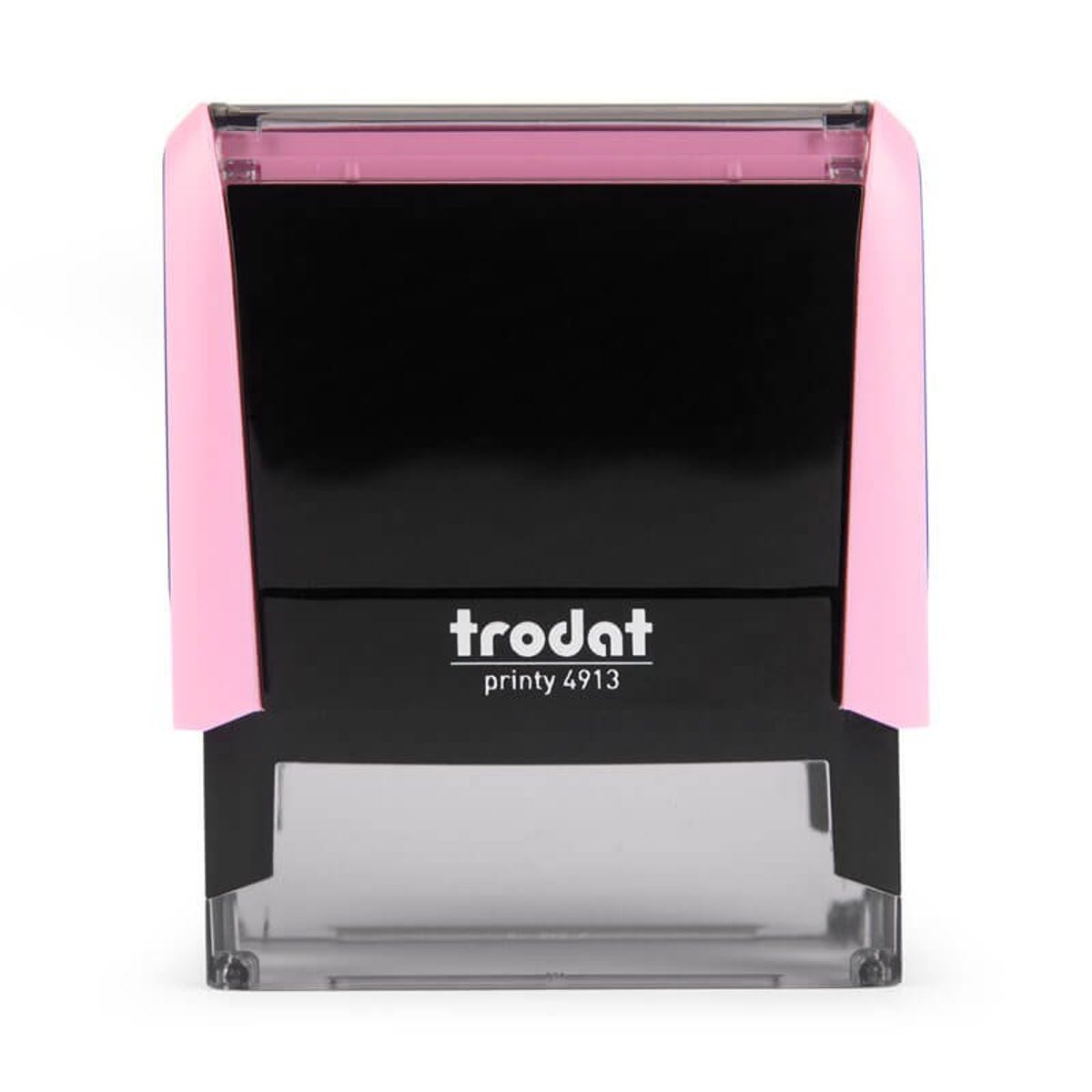 Front View of the New Mexico Pink Rectangle Notary Stamp