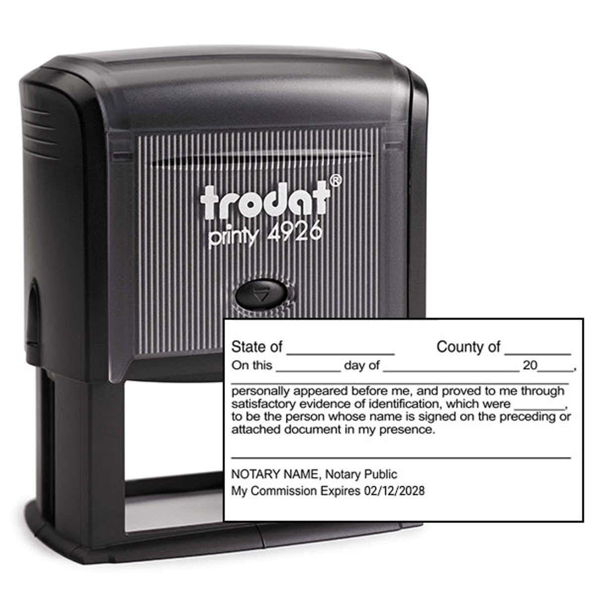 Signature Witness Notary Stamp