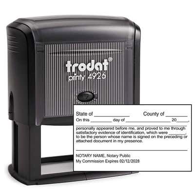 Signature Witness Notary Stamp
