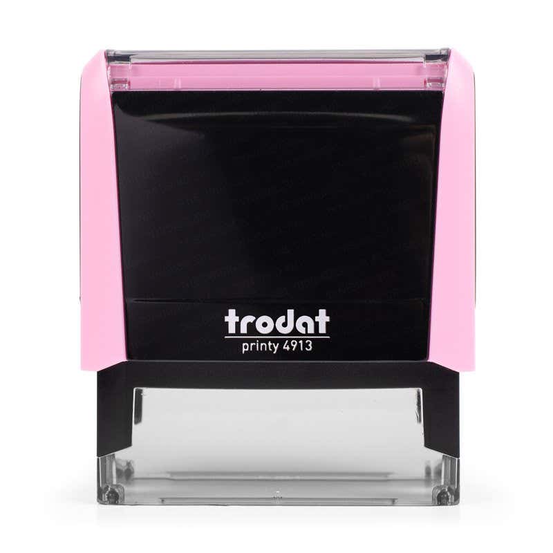 Oregon Notary Pink Stamp Body Straight on